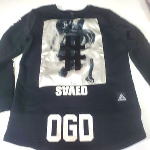 WEST KVSH Los Angeles Black and White Sweatshirt